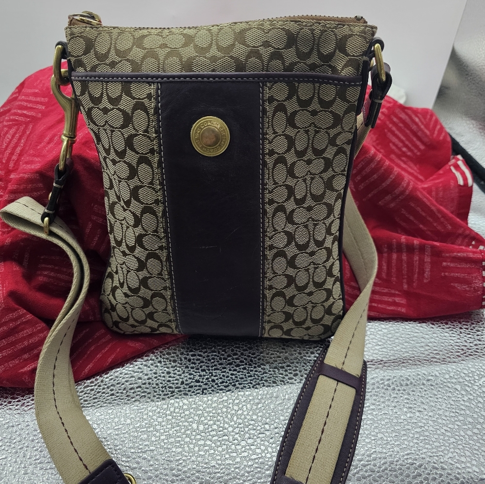 Coach Signature 6016 Brown A wiand Thin Stra